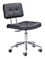 Zuo Modern® Series Office Chair, Black/Chrome