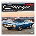 Brown Trout Monthly Wall Calendar, Dodge Charger, 24” x 12”, January To December 2020 1 thumbnail image