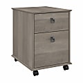 Bush Furniture Homestead Farmhouse 20"D Vertical Mobile File Cabinet, Driftwood Gray, Delivery 1 thumbnail image