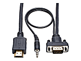 Tripp Lite HDMI To VGA Adapter Converter Cable, 6'