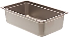 Hoffman Tech Browne 20-Gauge Stainless Steel Steam Table Pans, Full Size, Silver, Pack Of 12 Pans, 22006