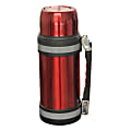 Brentwood 1.2 Liter Vacuum Stainless Steel Bottle with Handle in Red (FTS-1200R)