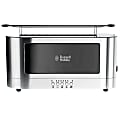 Russell Hobbs Stainless-Steel 2-Slice Extra-Wide-Slot Long Toaster With Glass Accent, Black