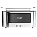 Russell Hobbs Stainless-Steel 2-Slice Extra-Wide-Slot Long Toaster With Glass Accent, Black 1 thumbnail image