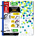 Five Star® Flex® Hybrid NoteBinder, 1" Rings, Assorted Designs