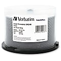 Verbatim DVD-R 4.7GB 16X DataLifePlus White Inkjet Printable - 50pk Spindle - 4.7GB - 50pk Spindle