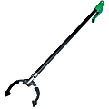 Unger Nifty Nabber Pro 36" All-purpose Grabber - 36" Reach - Ergonomic Handle - Steel, Rubber, Plastic - Green - 10 / Carton 1 thumbnail image