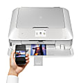 Canon PIXMA™ Wireless Inkjet All-In-One Printer, Copier, Scanner And Photo, MG7720, White