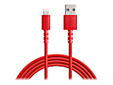Anker PowerLine Select+ USB Cable with Lightning connector 6ft USB-A to Lightning Cable A8013 - 6 ft Lightning/USB Data Transfer Cable for iPhone, iPad - First End: USB - Second End: Lightning - Male - MFI - Red