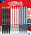 Sharpie® S-Gel Fashion Barrel Gel Pens, Medium Point, 0.7 mm, Assorted Barrel, Assorted Ink, Pack Of 12 Pens