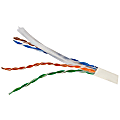 Vericom CAT-6/UTP Solid Riser CMR Cable, 1,000’, White, MBW6U-01444 1 thumbnail image