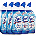Lysol Hydrogen Peroxide Toilet Cleaner - 24 fl oz (0.8 quart) - Ocean Fresh Scent - 9 / Carton - Blue