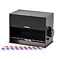 Mind Reader Straw/Pencil Dispenser, 6-1/2"H x 5"W x 8-1/2"D, Black 1 thumbnail image