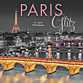 Graphique de France Monthly Wall Calendar, 12" x 12", Paris Glitz, January to December 2018