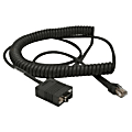 Honeywell CBL-020-300-C00 Coiled Serial Interface Cable - 9.84 ft Serial Data Transfer Cable - First End: 9-pin DB-9 RS-232 Serial - Female - Black 1 thumbnail image