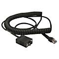 Honeywell CBL-020-300-C00 Coiled Serial Interface Cable - 9.84 ft Serial Data Transfer Cable - First End: 9-pin DB-9 RS-232 Serial - Female - Black