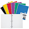Mead® 3-Hole Spiral Notebook, Letter-Size, 1 Subject, College Rule, Assorted