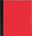 Office Depot® Brand Stellar Notebook With Spine Cover, 8-1/2" x 11", 3 Subject, College Ruled, 150 Sheets, Red 1 thumbnail image