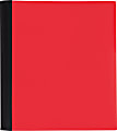 Office Depot® Brand Stellar Notebook With Spine Cover, 8-1/2" x 11", 3 Subject, College Ruled, 150 Sheets, Red