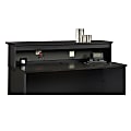 Sauder® Via Reception Hutch, Bourbon Oak/Soft Black 1 thumbnail image