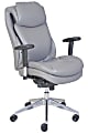 Serta® Wellness by Design AIR™ Commercial Series 200 Task Puresoft® Faux Leather Task Chair, Grey
