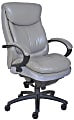 Serta® Smart Layers™ Commercial Series 300 Executive Puresoft® Faux Leather Chair, Gray