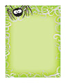 Great Papers!® Holiday-Themed Letterhead Paper, 8 1/2" x 11", Green Spidey Swirls, Pack Of 80 Sheets