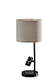 Adesso Wyatt Supercharger 22"H Desk Lamp, Beige/Black 1 thumbnail image