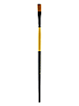 Dynasty Long-Handled Paint Brush 1526F, Size 6, Flat Bristle, Nylon, Multicolor 1 thumbnail image