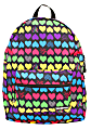 Yak Pak NYC Classic Backpack, Checkerboard Hearts