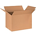 Partners Brand Corrugated Boxes, 20"H x 20"W x 28"D, 15% Recycled, Kraft Brown, Bundle Of 10