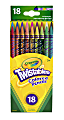 Crayola® Twistables® Color Pencils, Assorted Colors, Set Of 18