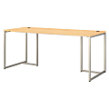 kathy ireland® Office by Bush Business Furniture Method Table Desk, 72"W, Natural Maple, Standard Delivery