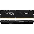 HyperX FURY - DDR4 - kit - 32 GB: 2 x 16 GB - DIMM 288-pin - 3600 MHz / PC4-28800 - CL17 - 1.35 V - unbuffered - non-ECC - black