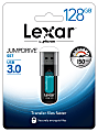Lexar® JumpDrive® S57 USB 3.0 Flash Drive, 128GB, Teal, LJDS57128AB 1 thumbnail image