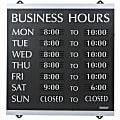 U.S. Stamp & Sign Century Series "Business Hours" Sign, 14"H x 13"W 1 thumbnail image