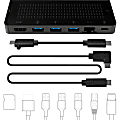 Twelve South StayGo | USB-C Hub - 85 W - USB Type C - 5 x USB Ports - 3 x USB 3.0 - Network (RJ-45) - HDMI - Wired