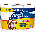 Charmin® Essentials® Strong 1-Ply Toilet Paper, 300 Sheets Per Roll, Pack Of 16 Rolls