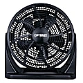 Optimus Turbo High-Performance Air Circulator, 14-1/2" x 16", Black