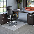 Deflecto Polycarbonate Chair Mat For Pile Carpets, 46"W x 60"D, Clear