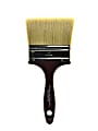 Princeton Gesso Paint Brush Series 5450, 4", Flat, Natural Bristle, Burgundy
