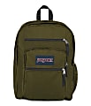 Jansport Big Student Backpack, 70% Recycled, Army Green 1 thumbnail image