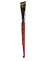 Royal & Langnickel Short-Handle Paint Brush L95060, 3/4", Angular Bristle, Sable Hair, Dark Red 1 thumbnail image