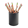 Realspace® Black Faux Leather Pencil Cup