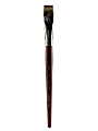 Royal & Langnickel Sabletek Short-Handle Paint Brush, L95010, Size 28, Bright Bristle, Sable Hair, Dark Brown