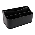 Realspace® Black Faux Leather Desk Valet