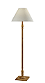 Adesso Rigby Floor Lamp, 59-1/2”H, White Shade/Natural Base 1 thumbnail image