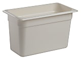 Cambro Camwear GN 1/3 Size 8" Food Pans, 8”H x 7”W 12-3/4”D, White, Set Of 6 Pans 1 thumbnail image