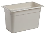 Cambro Camwear GN 1/3 Size 8" Food Pans, 8”H x 7”W 12-3/4”D, White, Set Of 6 Pans