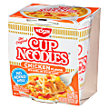 Nissin Chicken Flavor Ramen Noodle Soup Cups, 2.25 Oz, Pack Of 24 Cups